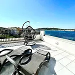 Malta Luxury Seafront Penthouse With Panoramic Views And Terrace In Mellieha Is-Sellum